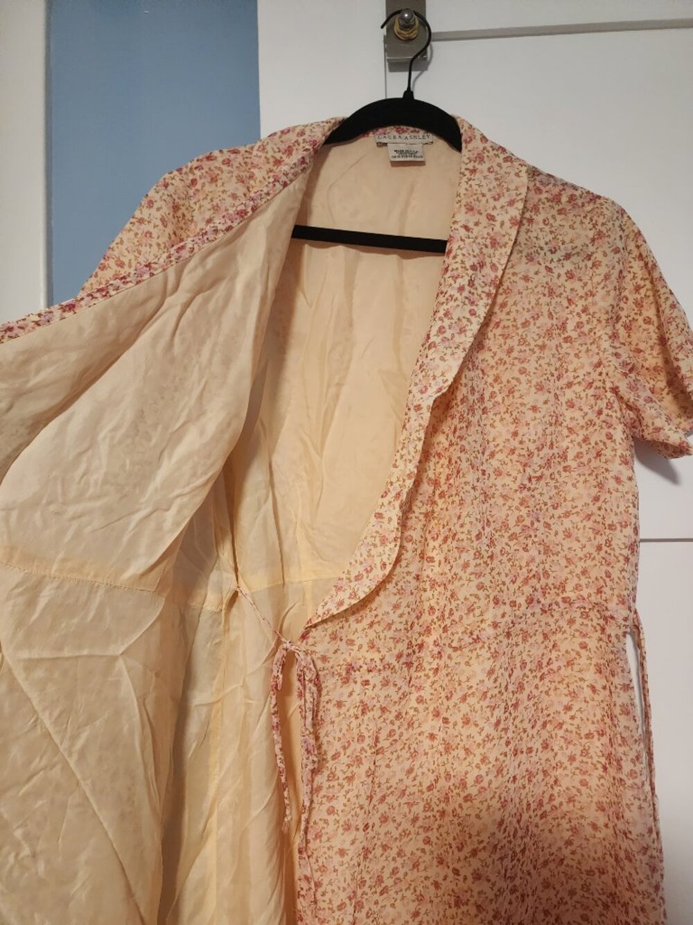 Vintage Laura Ashley Wrap Dress - Picture 3 of 4